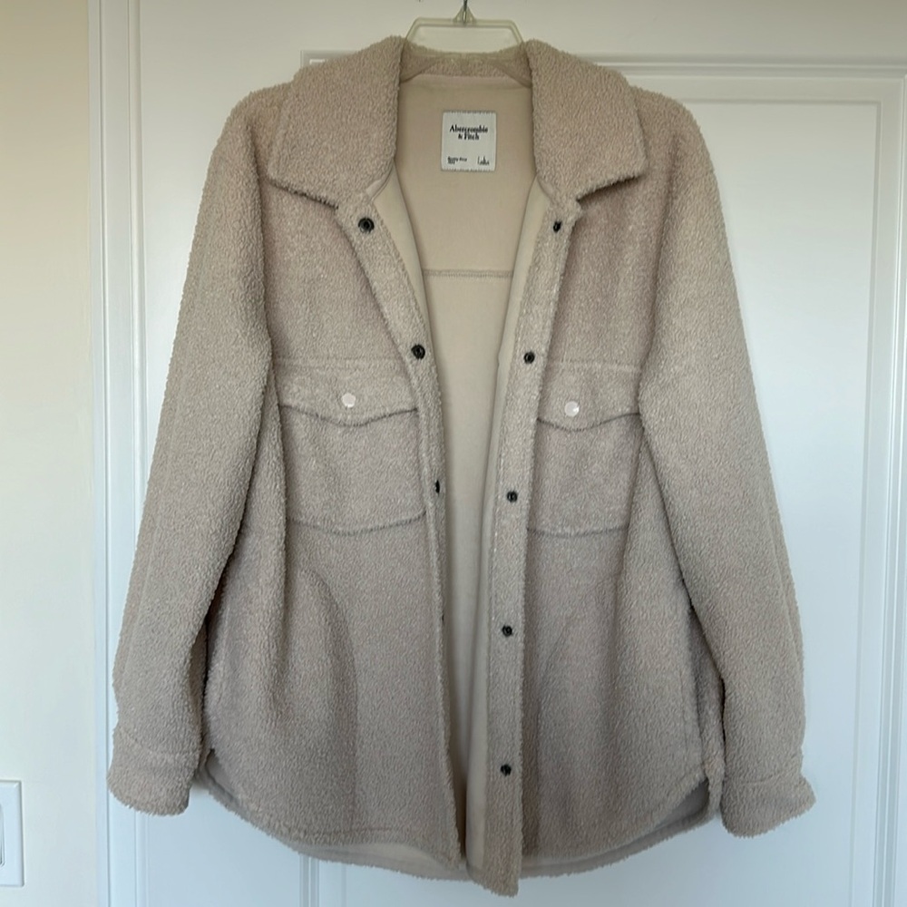 Abercrombie and Fitch Sherpa Shirt Jacket